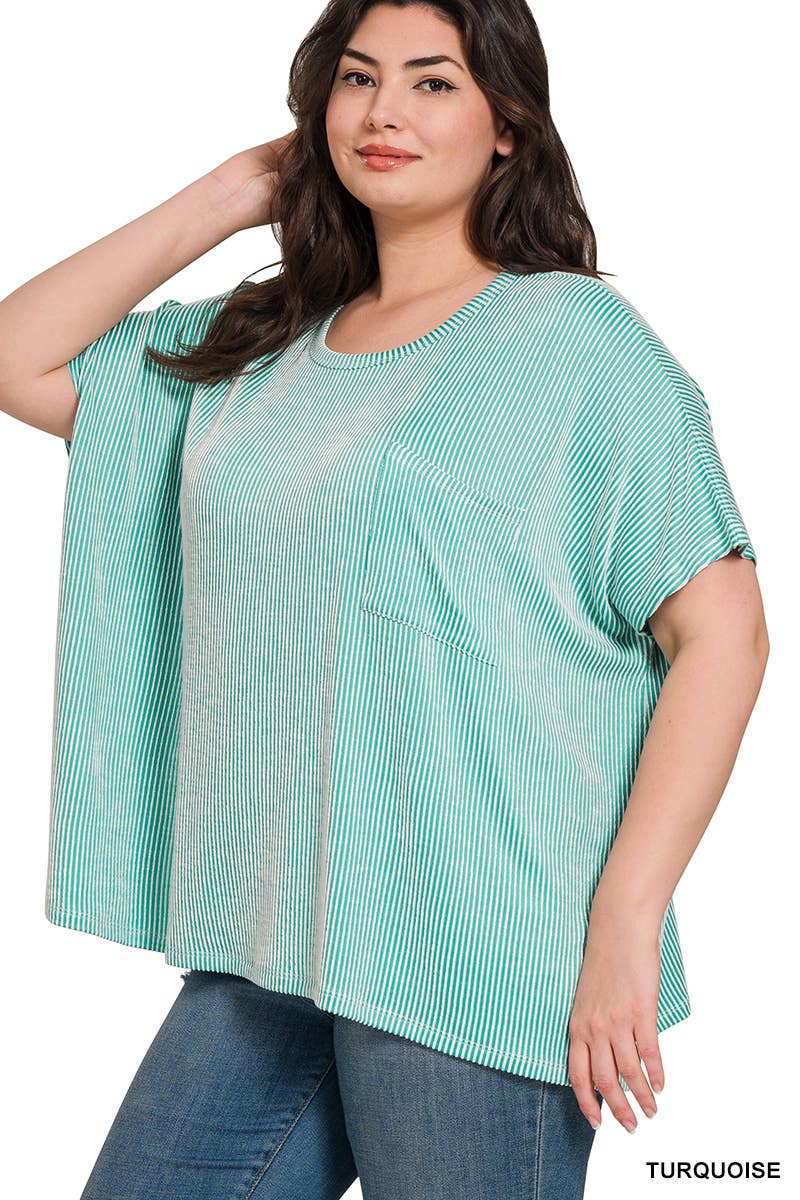 Plus Zenana Oversized Short Sleeve Top