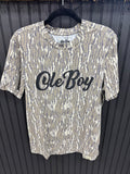Ole Boy Camo Performance Logo Tee