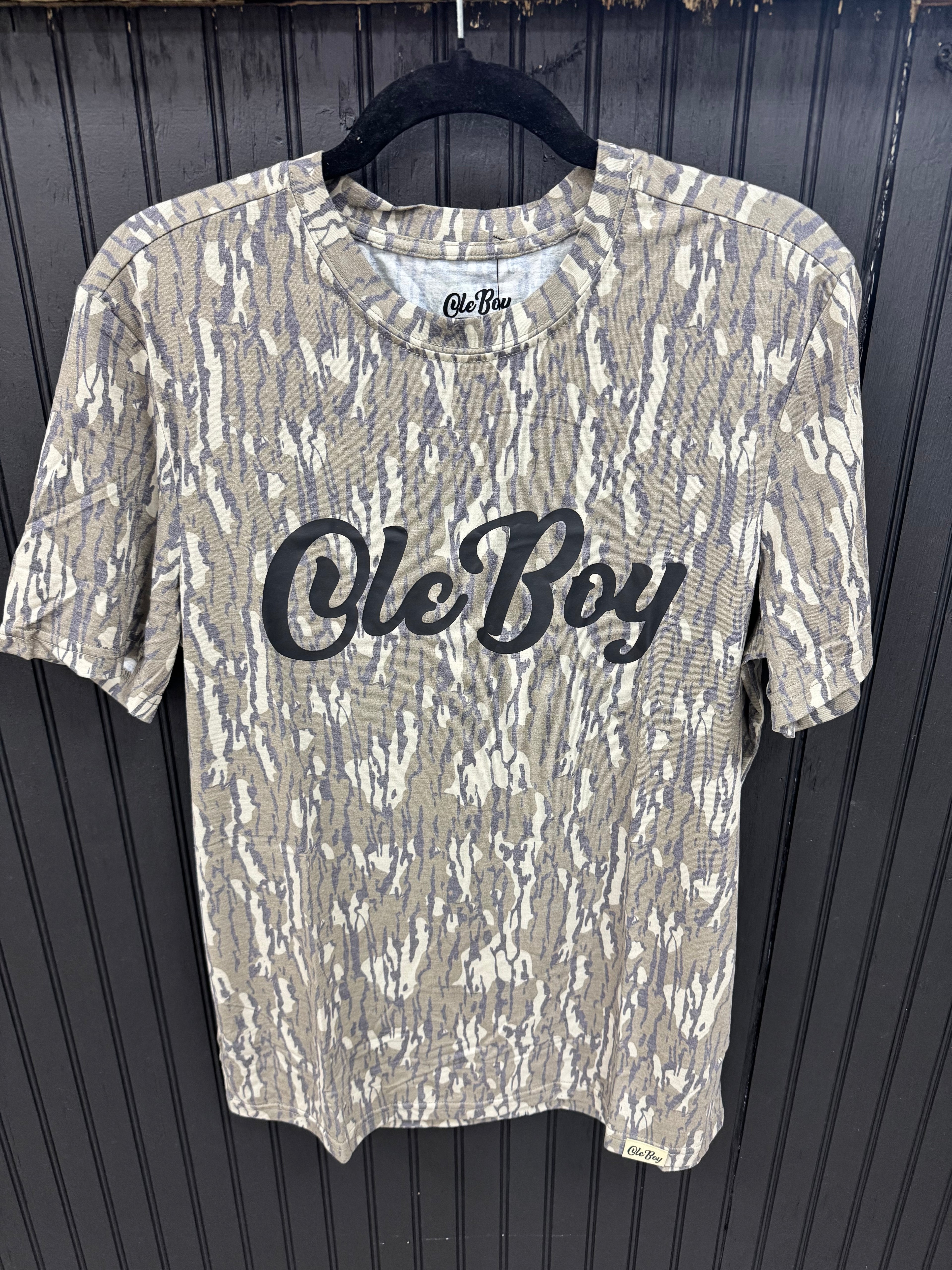 Ole Boy Camo Performance Logo Tee