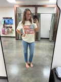 American Flag Comfort Color Tshirt