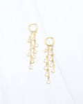 Nancy CZ Huggie Dangle Earring WR Gold