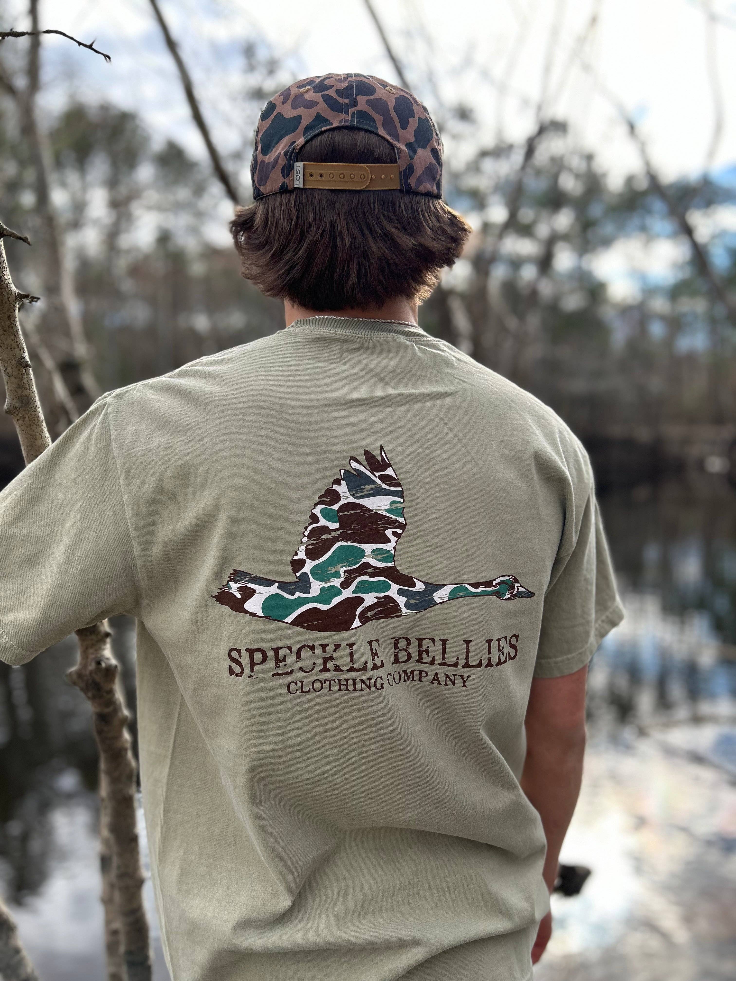 Camo Goose  Pocket Tee