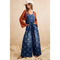 POLKA DOT PRINTED OVERALLS