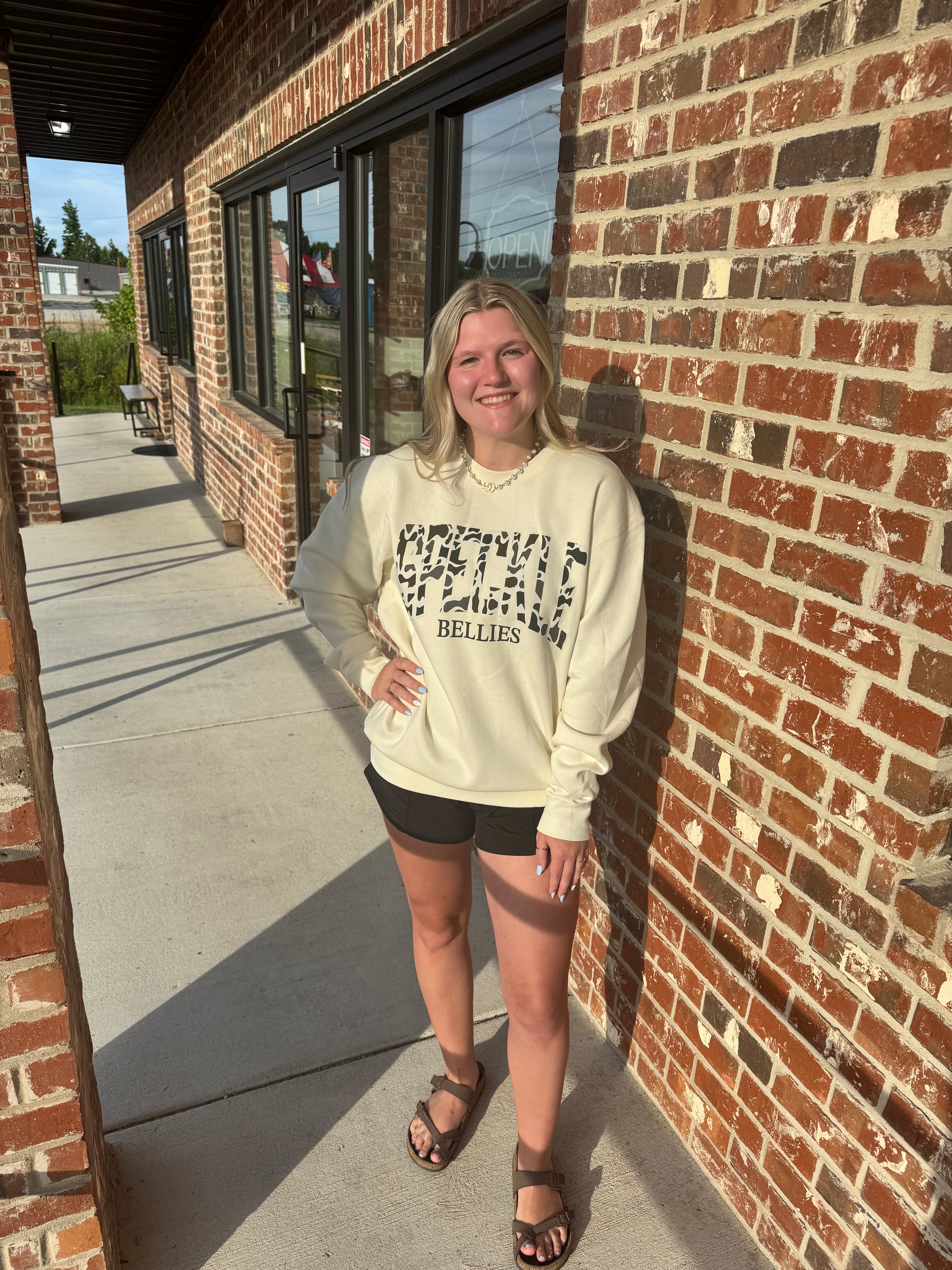Speckle Bellie Camo Sweatshirt