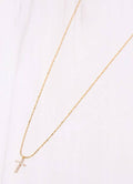 Nouwen CZ Cross Necklace GOLD