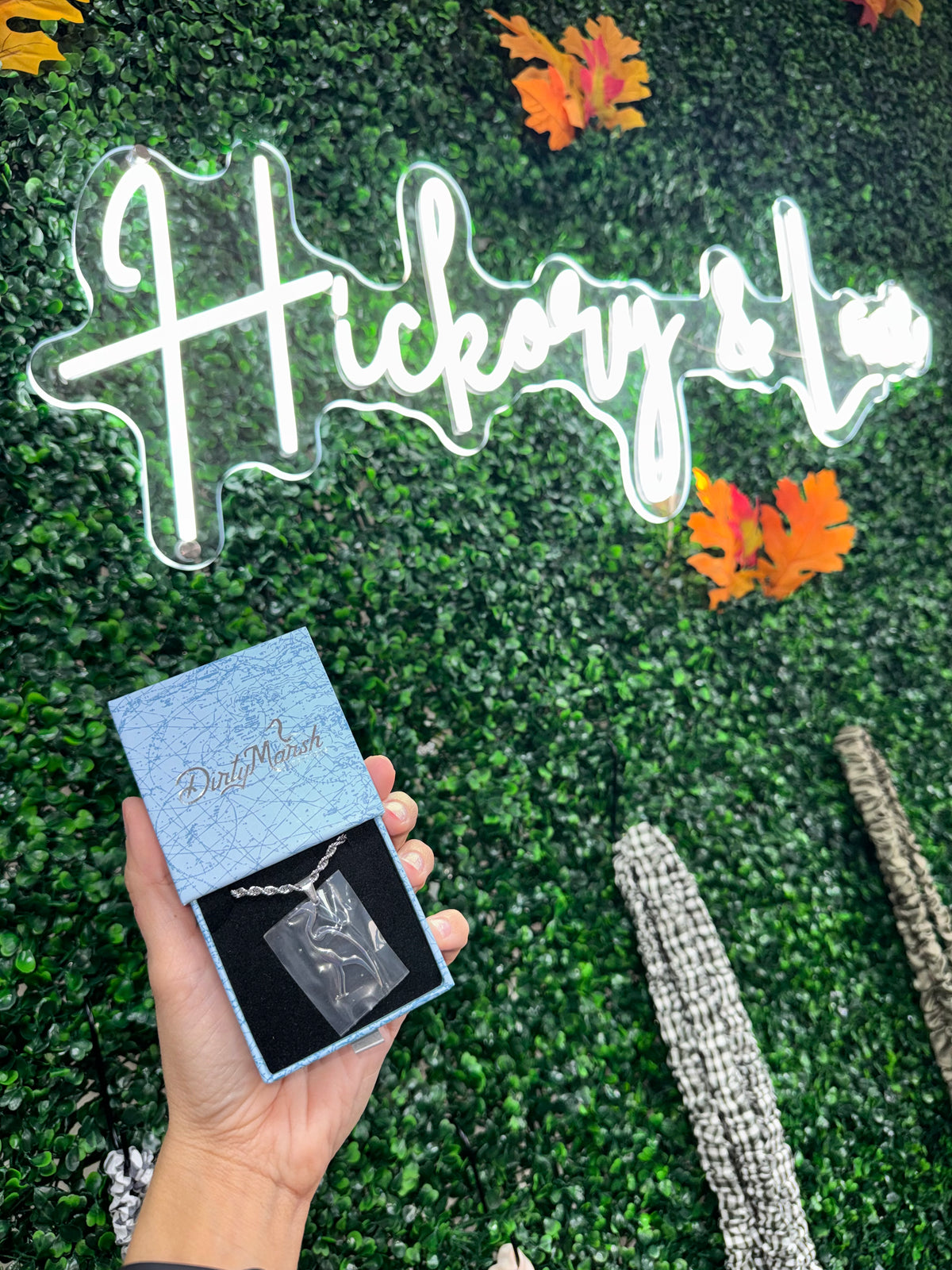 The Silver Heron Dirty Marsh Pendant Necklace