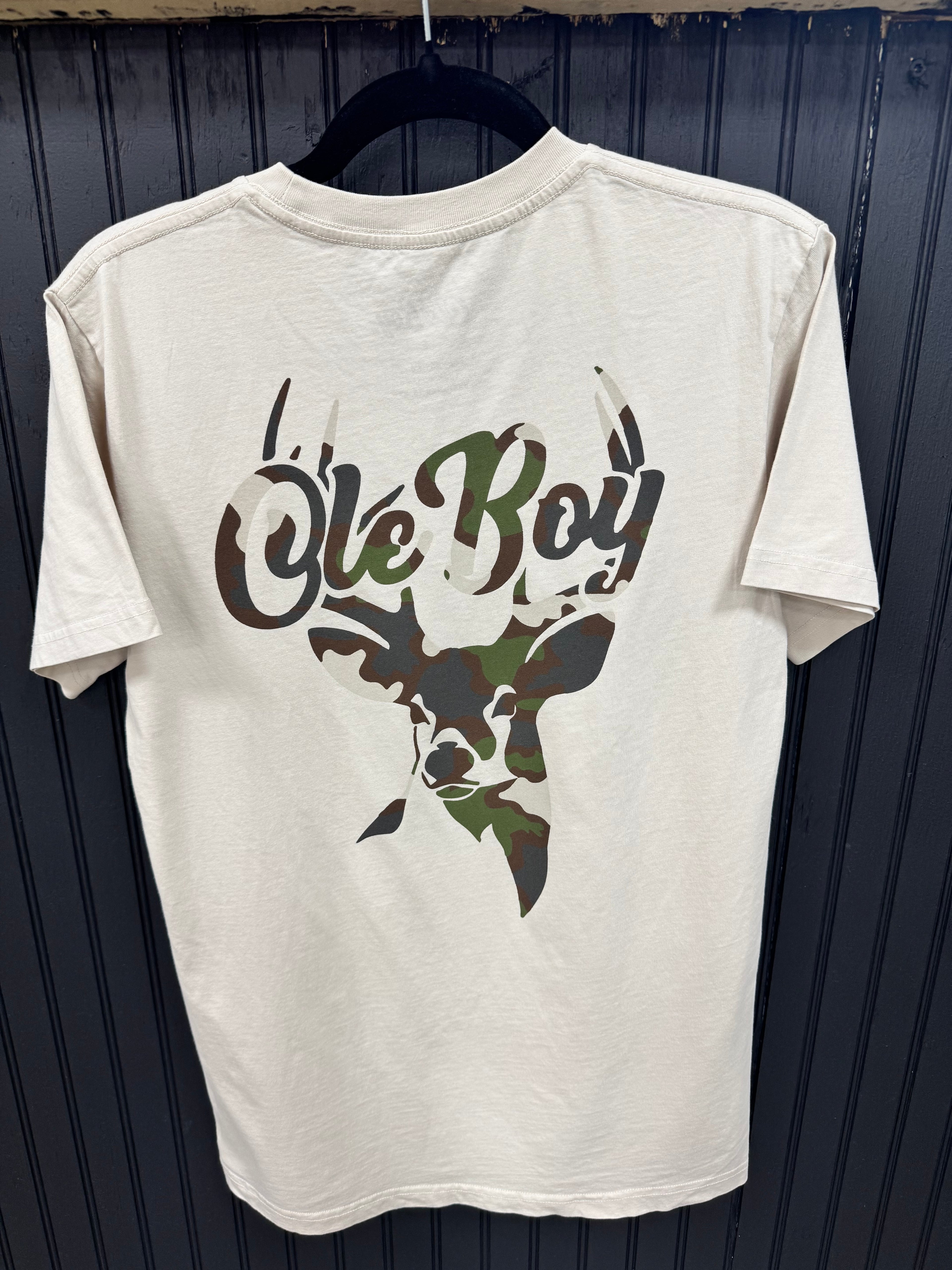 Ole Boy Camo Game Deer Graphic Tee
