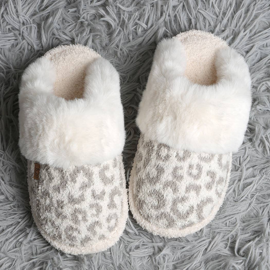 Cozy Leopard House Shoes