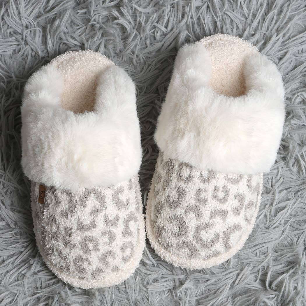 Cozy Leopard House Shoes