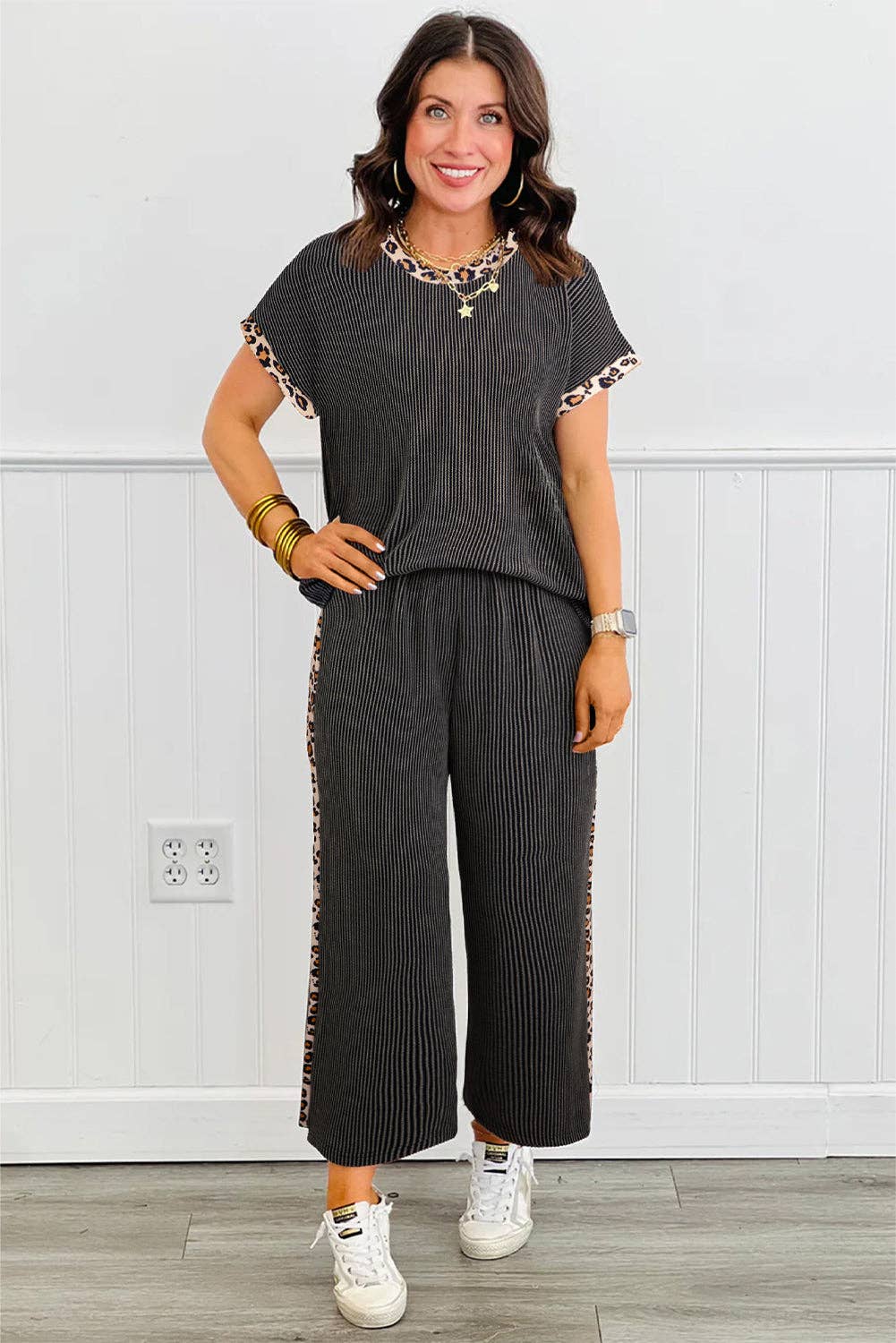 Leopard Patchwork Set