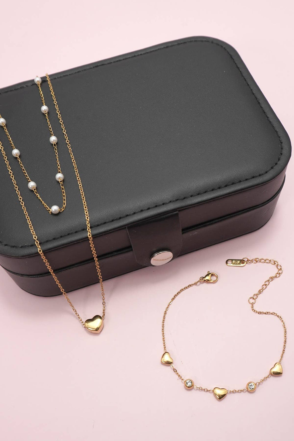 JEWELRY ORGANIZER TRAVEL BOX CASE