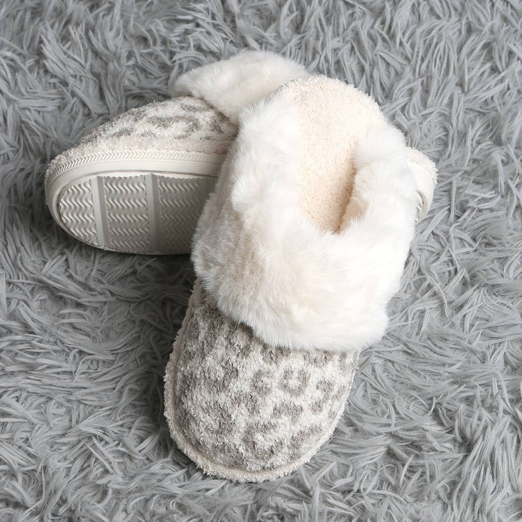 Cozy Leopard House Shoes