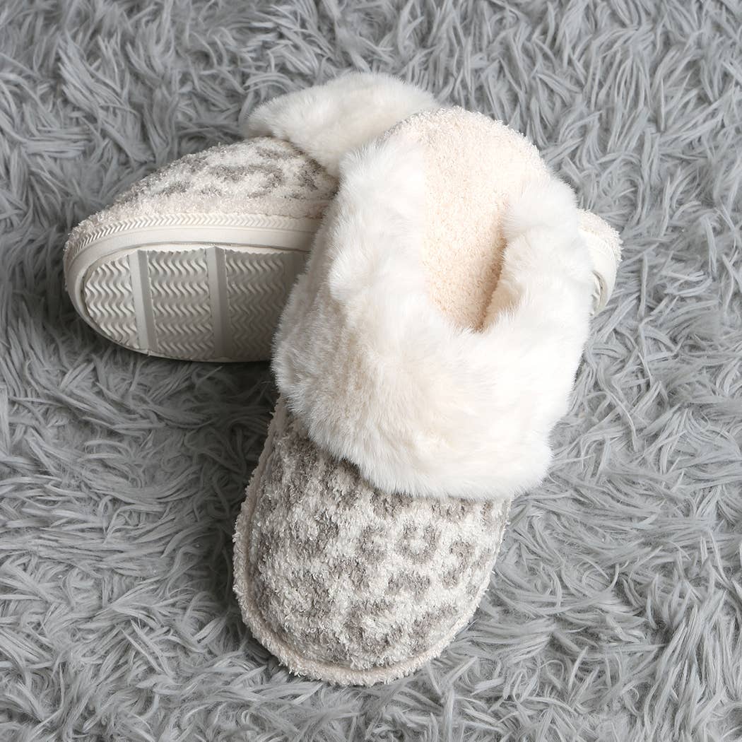 Cozy Leopard House Shoes