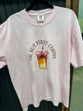 “Ok, But First Coffee Comfort Color T-shirt