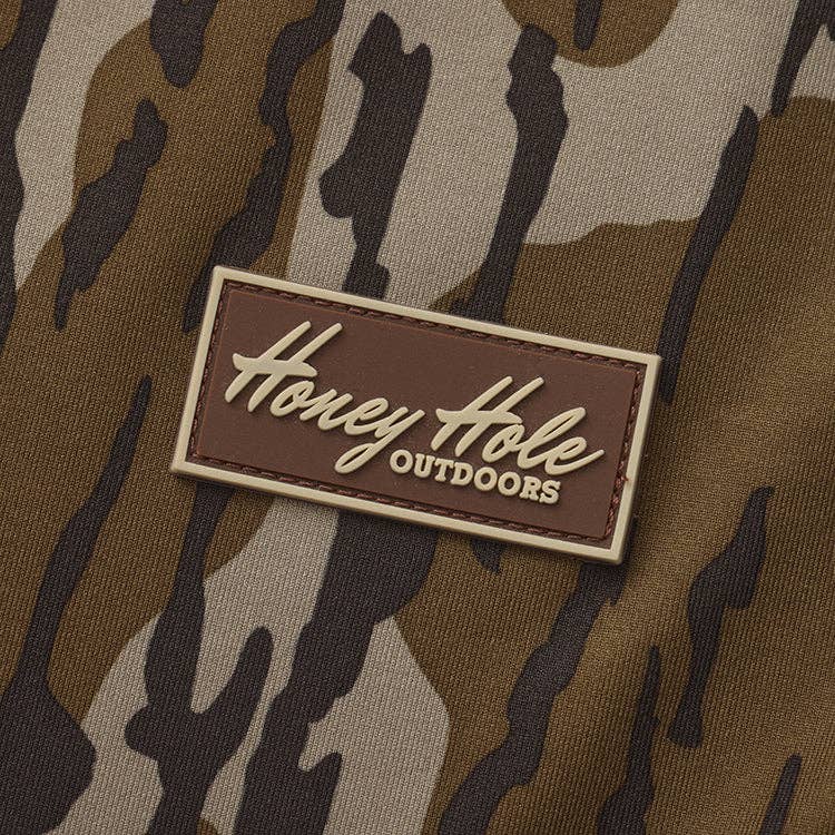 Honey Hole Blindside Hoodie Mossy Oak Bottomland