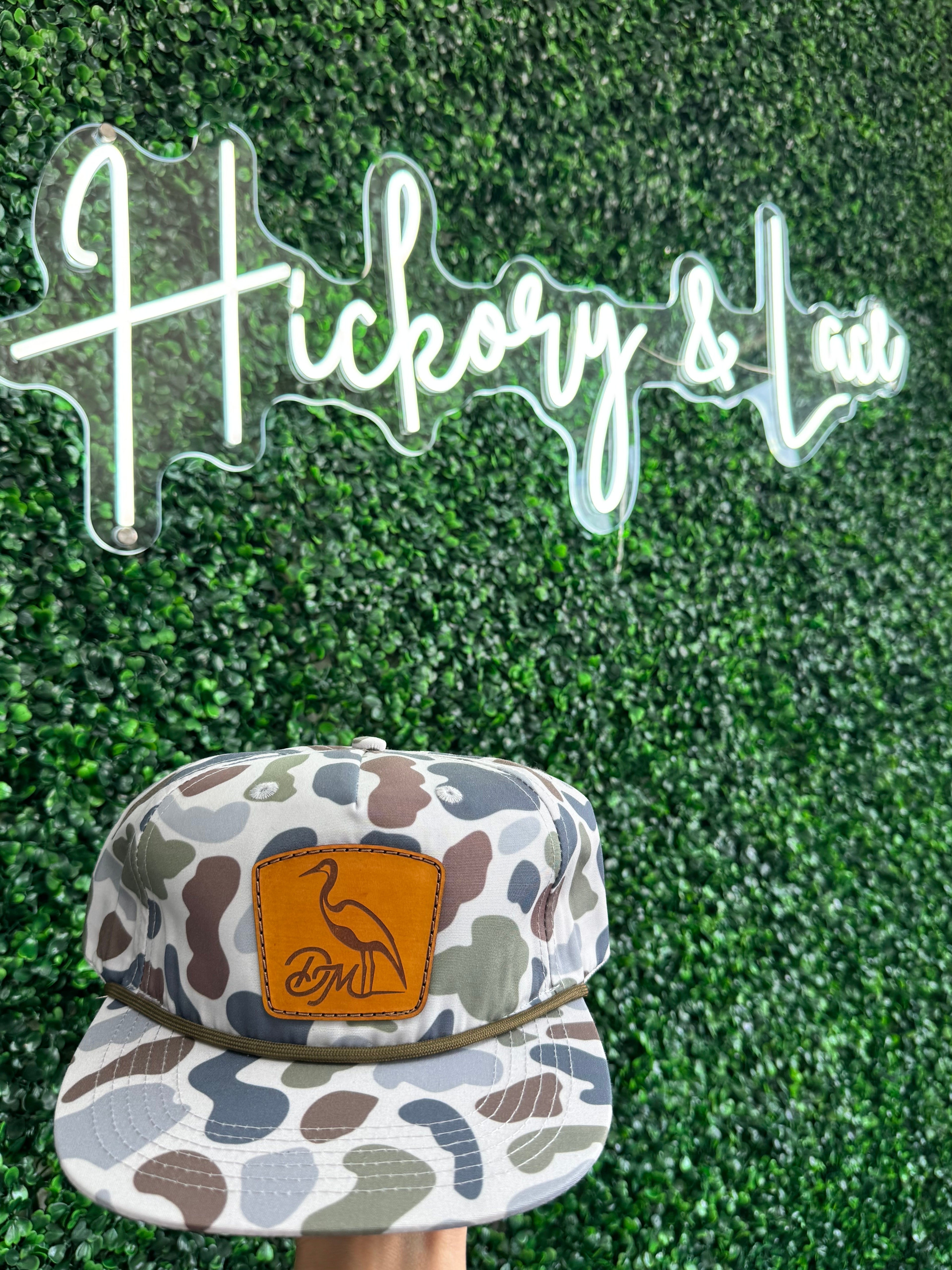 The Backwater Camo Rope Hat