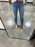 High Rise Tapered Straight Jeans