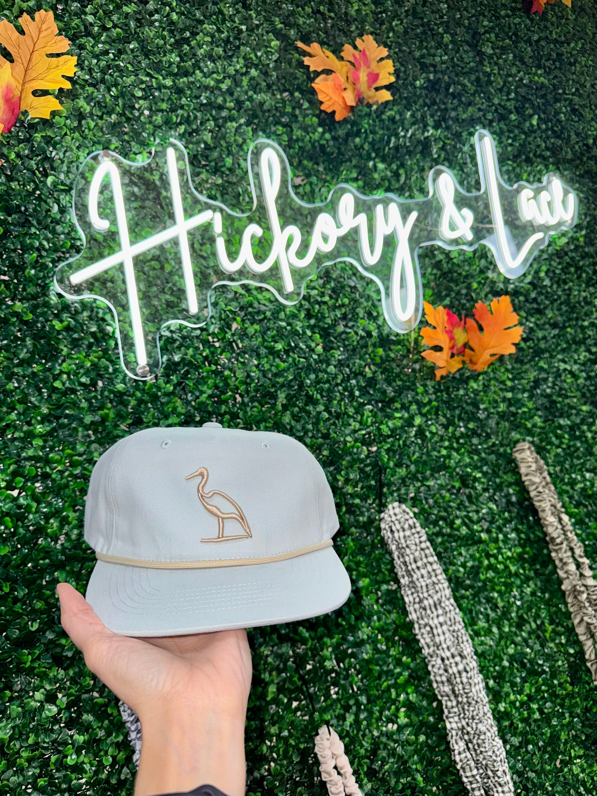 The Coastal Blue Heron- Dirty Marsh Rope Hat