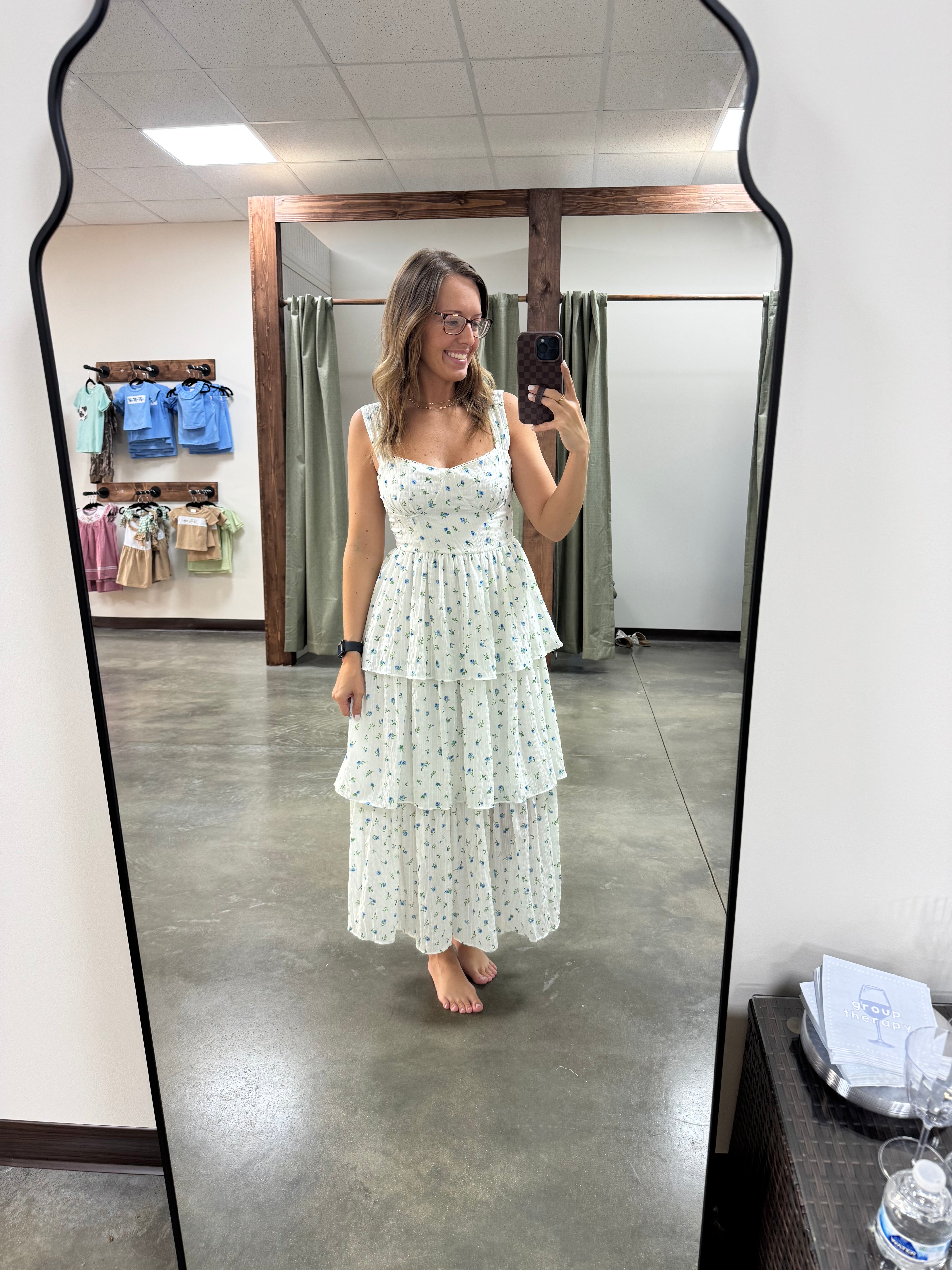 Floral Tiered Dress