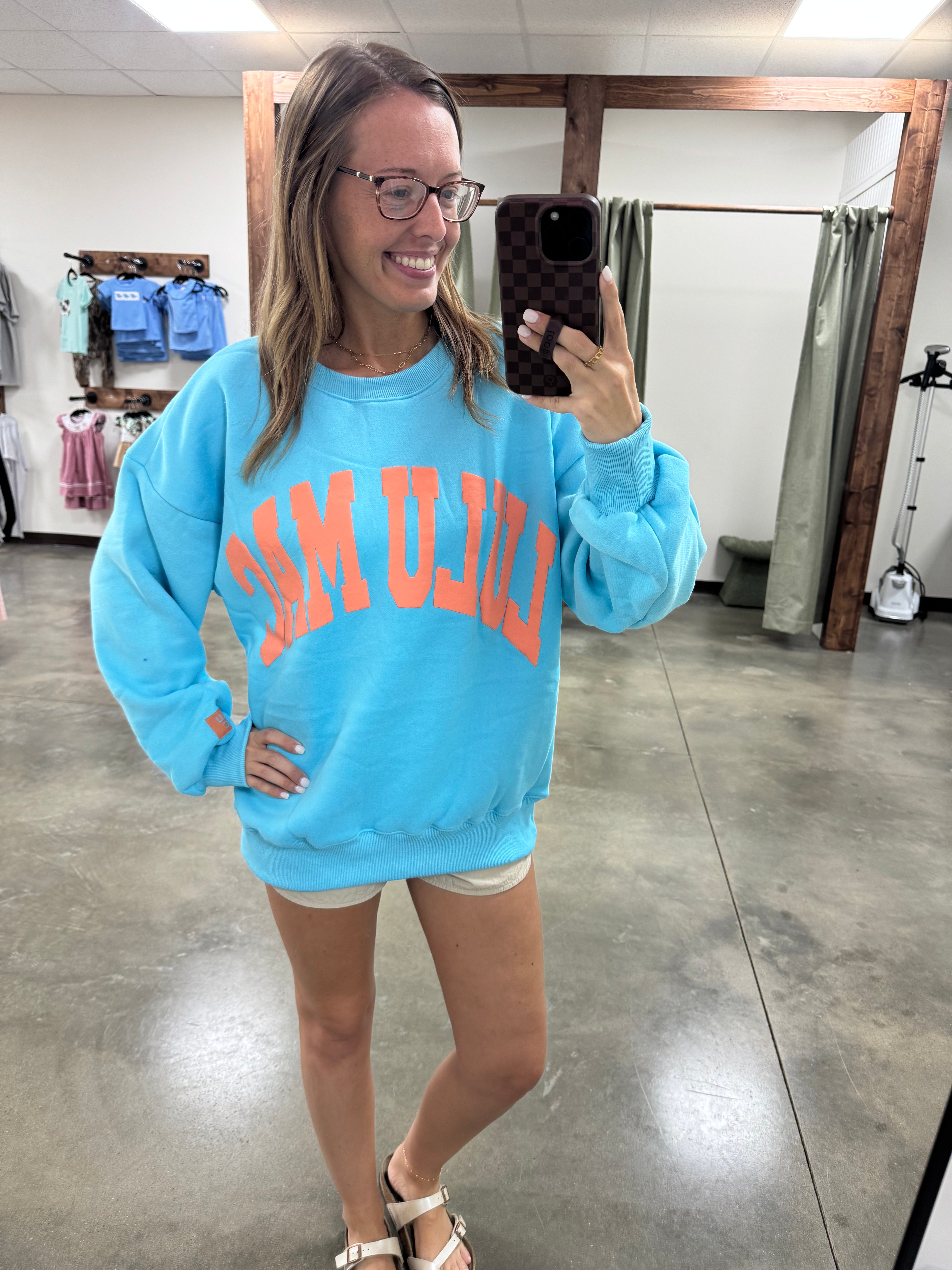 Lulumac Blue/Orange Puff