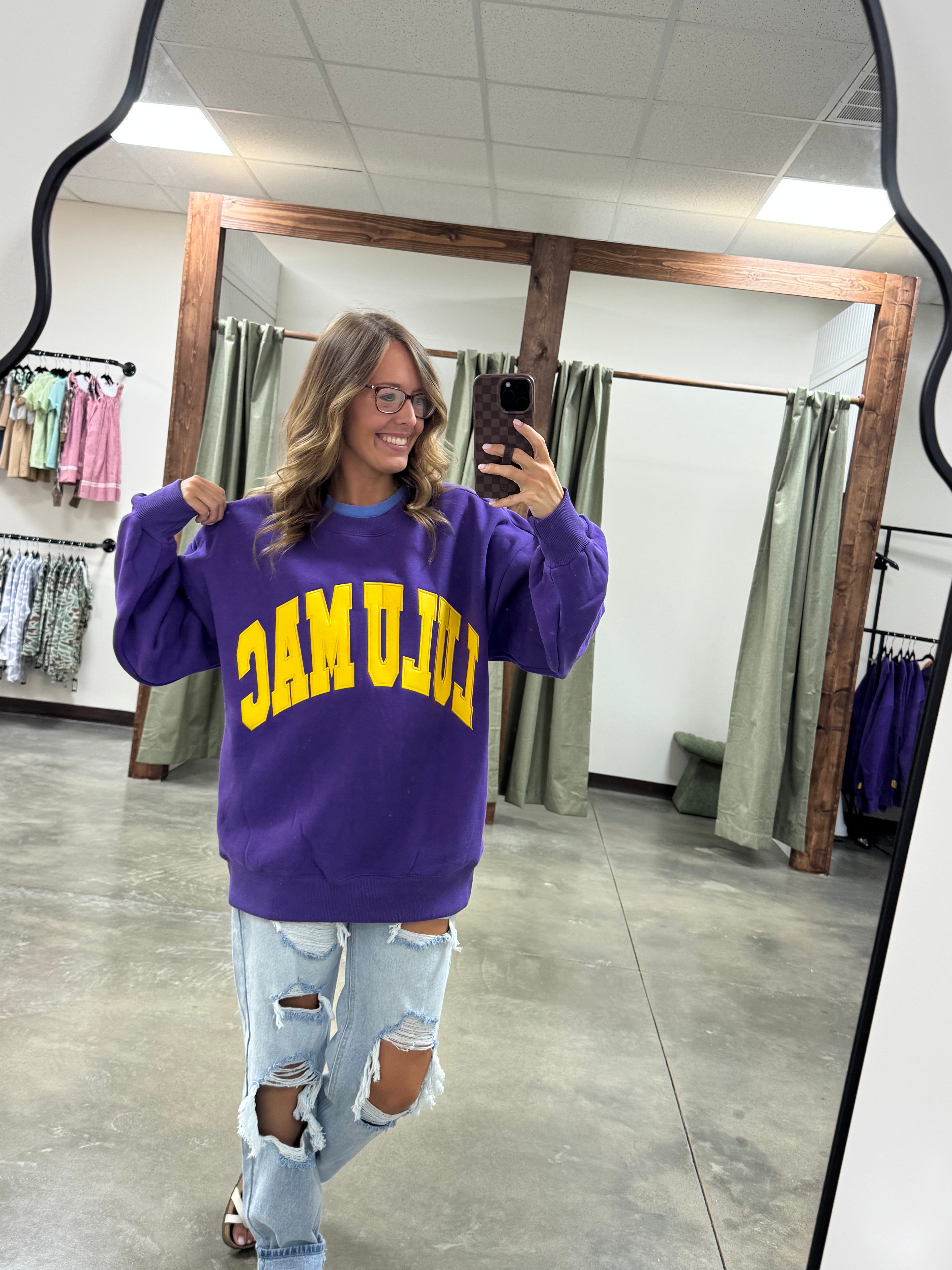 Lulumac Purple/Yellow - Stitch