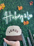 2-Tone Corduroy Hat Howdy- Brown/Beige
