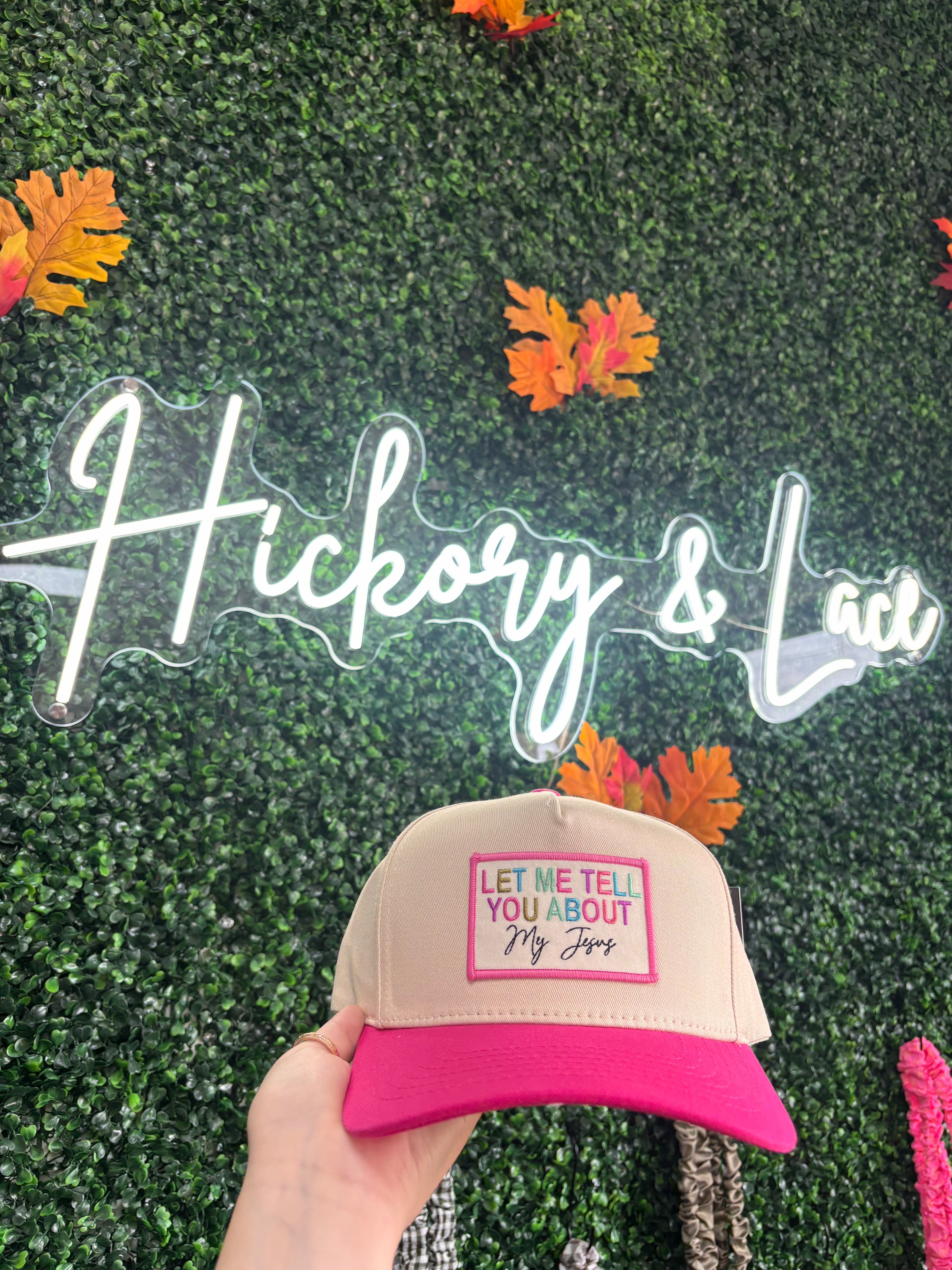 Tell Me About Jesus Trucker Hat