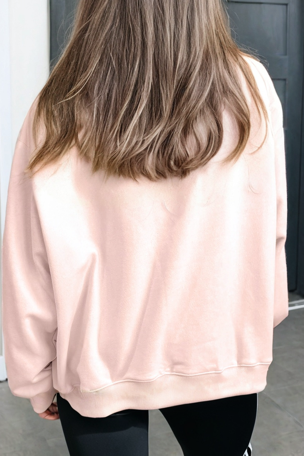 LAS Valentines Bow Heart Embroidered Sweatshirt (S-XL)