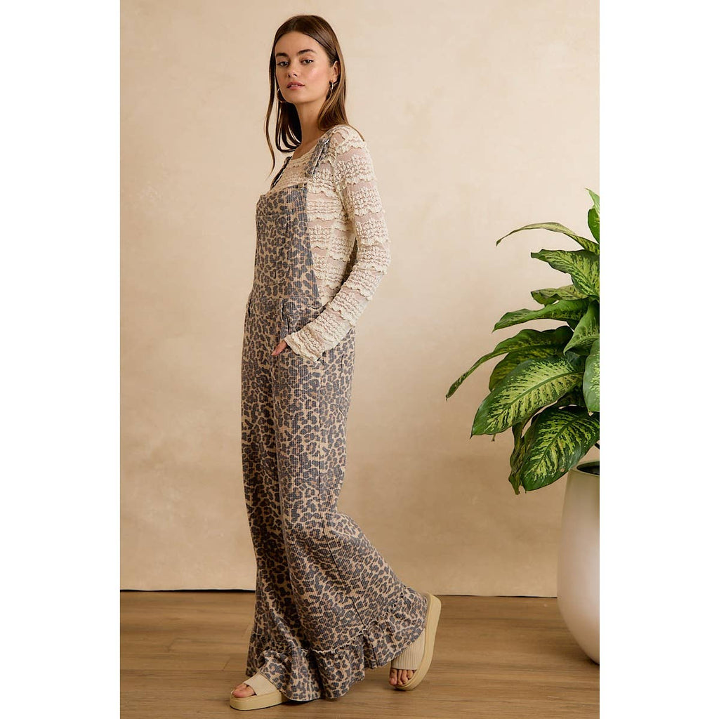 The Wild Side Wide Leg Overalls