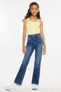 GIRL KIDS HIGH RISE BOOTCUT JEANS