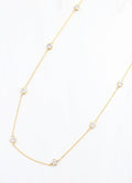 Waterloo CZ Necklace Gold