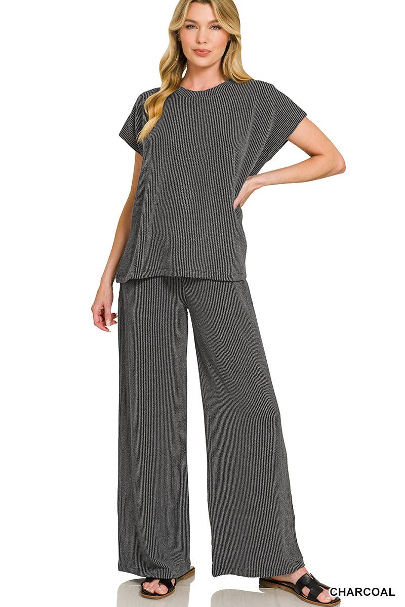 Zenana Relaxed Top & Pants Set
