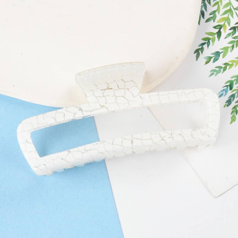 RECTANGLE HAIR CLAW CLIPS
