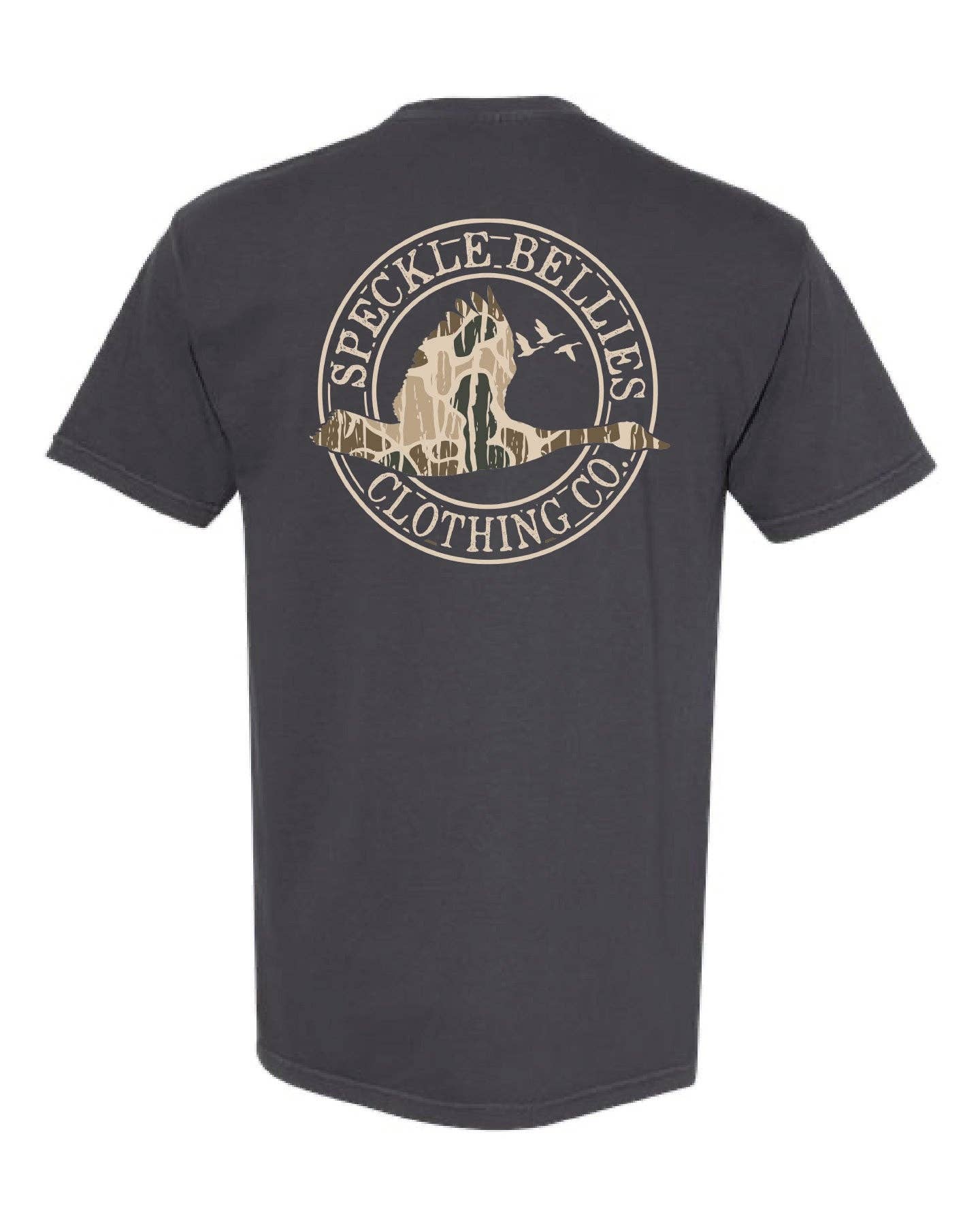 Speckle Bellies Camo Circle Logo