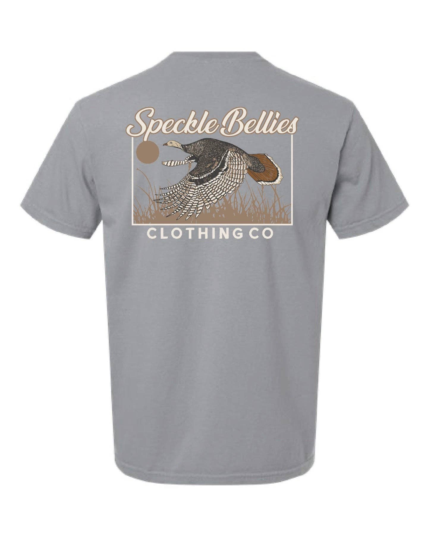 Speckle Bellies- Turkey Sunset Comfort Color Tee